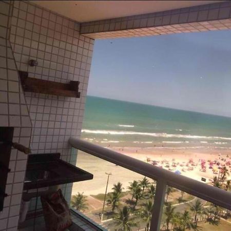 Apto Varanda Gourmet Frente Ao Mar Praia Grande (Santos) Exterior photo